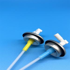China Aluminum Universal Button Actuator Metered Aerosol Valve Mist Spray Pattern Free Samples wholesale