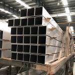 1050 1060 3003 Extrusion Rectangle Aluminium Pipe Profile