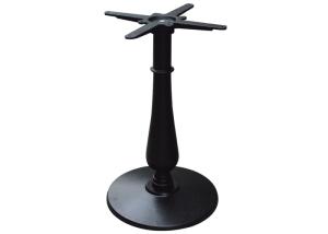 China KD Design Cast Iron Adjustable Foot Caps Metal Table Base wholesale