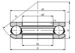 Thrust ball bearings with Spherical Outer Ring 53205