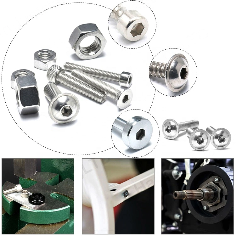 DIN7991A2-70 Stainless Steel M5 Hexagon Socket Countersunk Head Screws Flat Head Bolt Hex Socket Csk Head Machine Screw