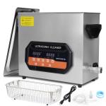 Professional Ultrasonic Cleaner 180W Dual Mode Degas/Semi w/ 300W Heater Digital