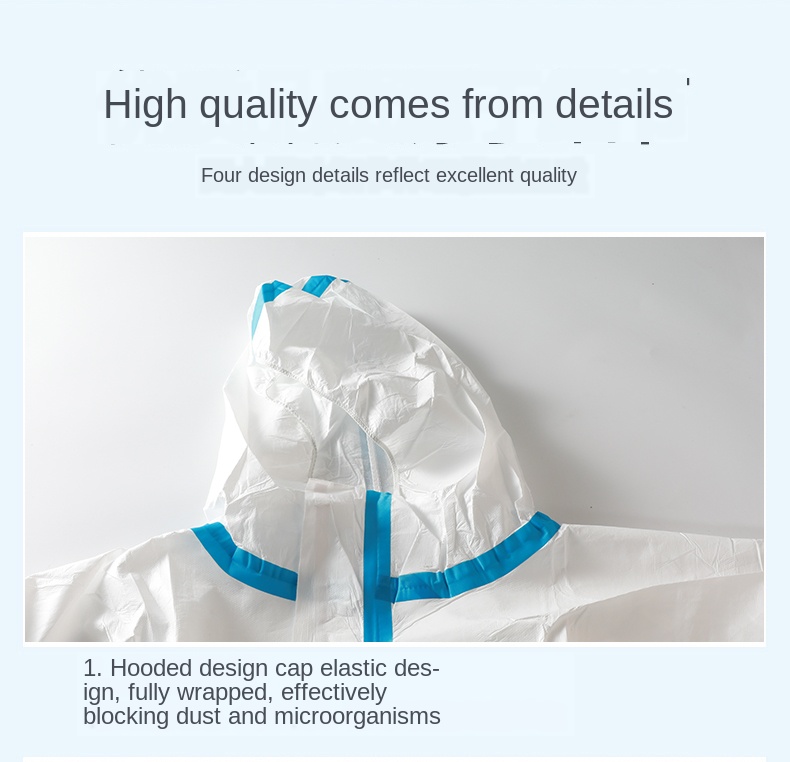 Disposable Coveralls Protective clothing Suit Personal Protective Product Disposable Non-sterile Coverall Surgical Prot