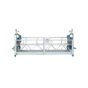 China Light weight safety ZLP630 aluminium construction gondola for chimney wholesale