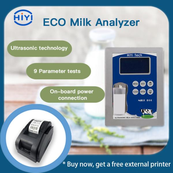 Ultrasound Technology Eco Milk Analyser , Goat Milk Tester 5-10 Ml