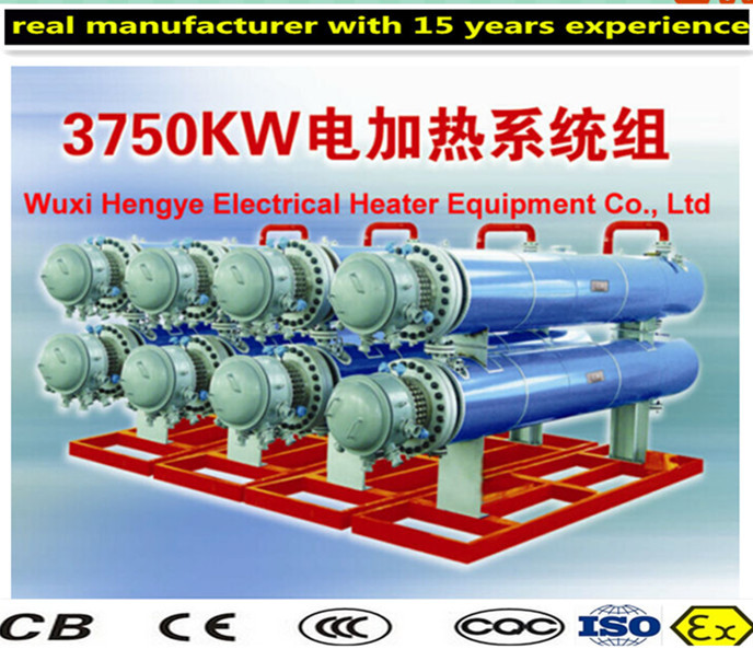 2KW~10000KW Industrial Immersion Heater Customized Element Diameters