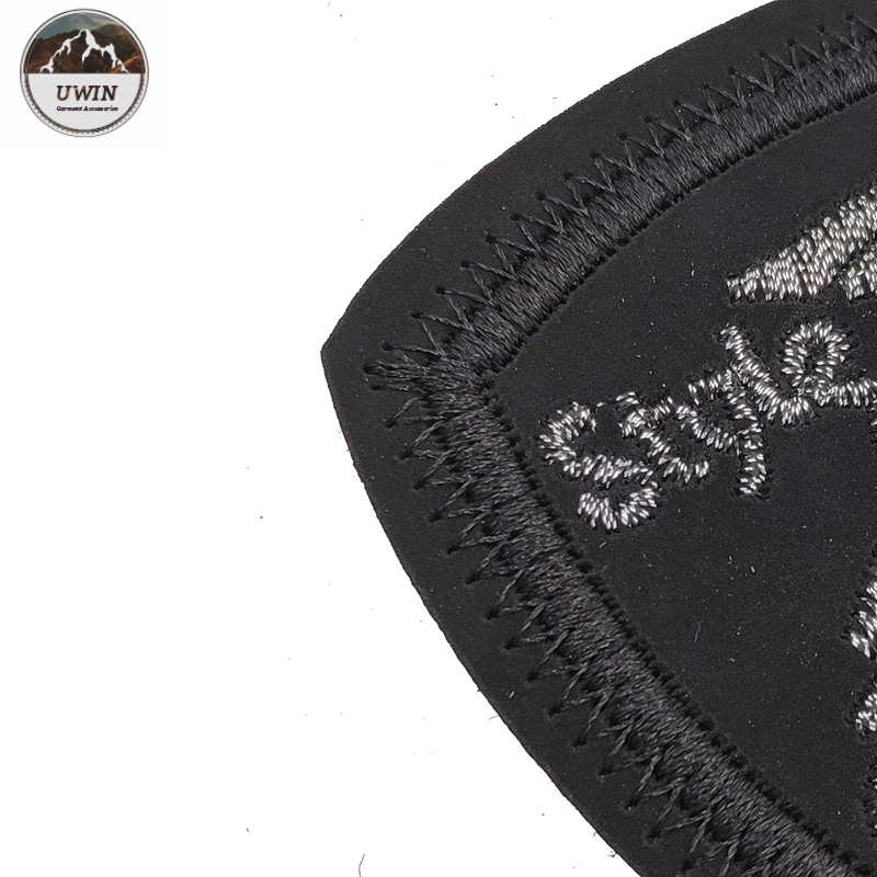 Beads 3D Sew On Embroidered Patches Number / Letter Design For Clothing
