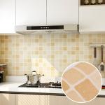 Modern Style Peel and Stick Kitchen Backsplash Wallpaper Fireproof PVC Vinyl