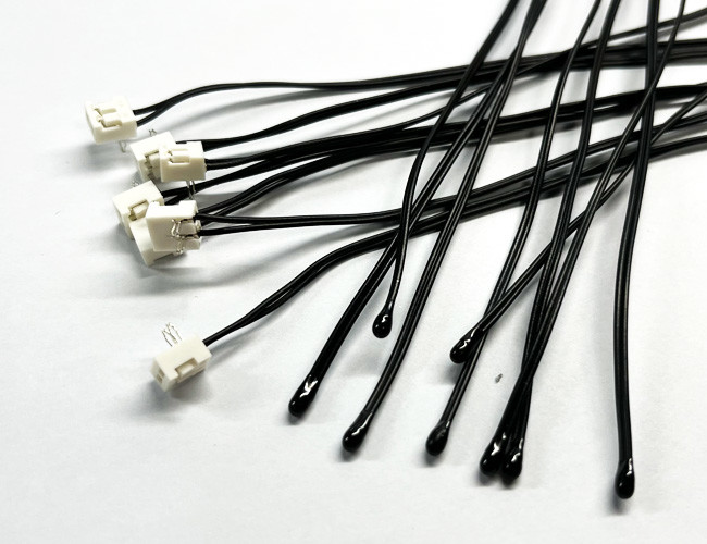 PVC Precision NTC Thermistor Tubular Pre Insulated Terminal