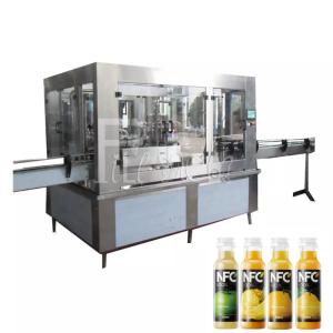 China Automatic 3 In 1 Small Plastic Bottle Juice Hot Filling Machine / Production Line / Bottling Plant wholesale