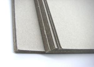 China Recycled 700X1000mm 800gsm Grey Board Paper Laminated With MSDS wholesale