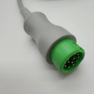 China Compatible Mindray Ecg Cables For Siemens , 5mm 12 PIN ECG Patient Cable wholesale
