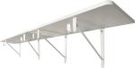 Standard Closet Curtain Rod Support Holder Bracket with Heavy Duty Metal Steel