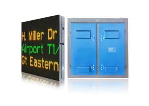 China Outdoor Waterproof LED Traffic Display / 16mm Road Side LED Display wholesale
