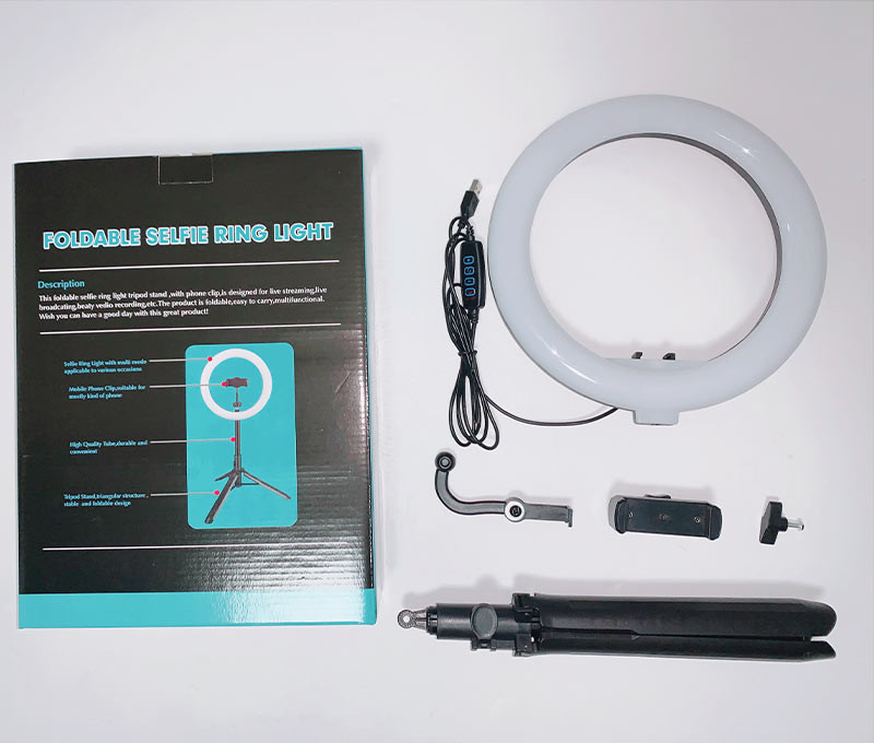 5V Beauty Ring Light With Adjustable Stand