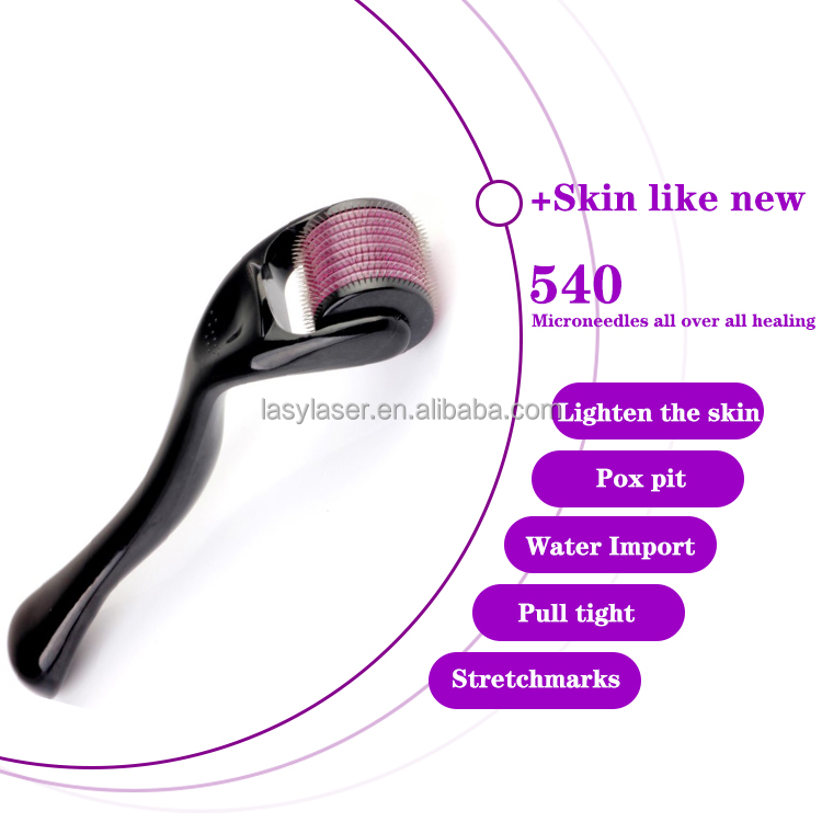 Titanium 540 Microneedle Derma Roller , Ice Stamp Beard Derma Roller