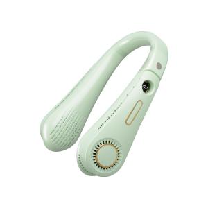 China 2-3 Hours Charging Time Hands Free Neck Fan Green Customizable 0.4-0.7m/S Wind Speed wholesale