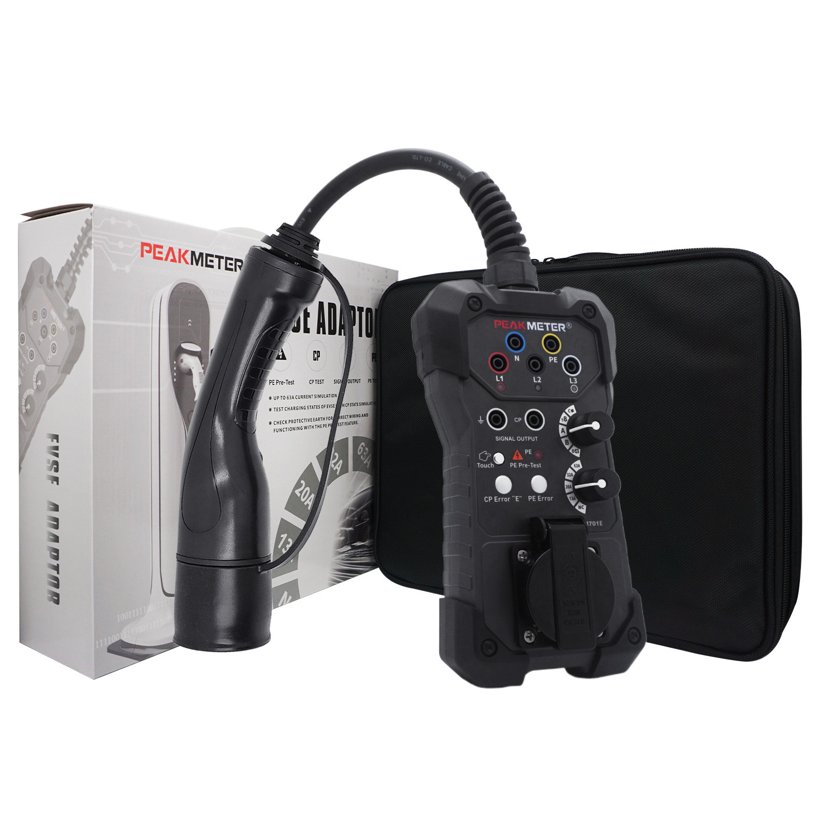 Top Current Simulation Evse Tester With IP54 GFCI And CP Pre Testing AC Charging Station