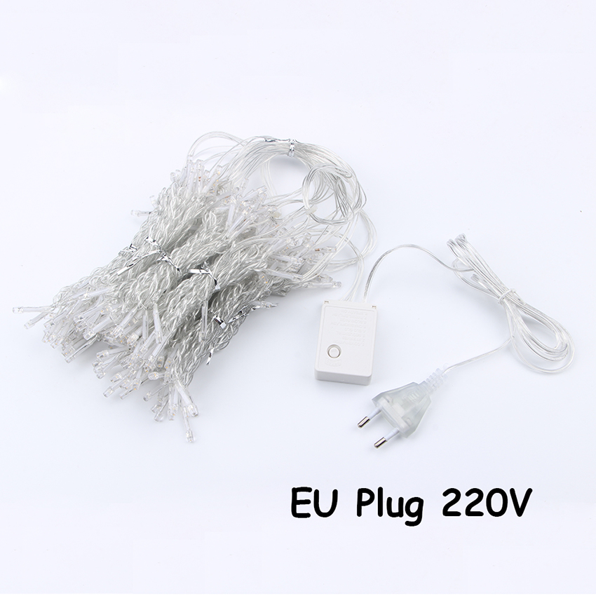 3x1/3x2/3x3m led wedding fairy string light christmas lights led fairy light garland for garden party curtain decorat