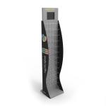 PVC Cosmetic Eyeshadow Display Stand Pegboard Vendor Display
