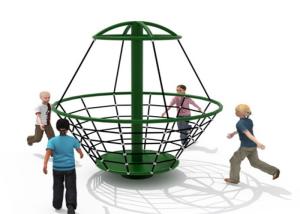 China Mini Green Rotatable Kids Climbing Equipment Corrosion Resistant KP-PW026 wholesale