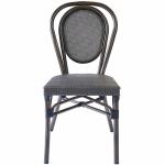 Outdoor Restaurant Textilene Armless Patio Dining Chairs
