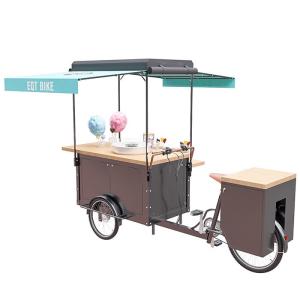 China Multi Functional Mobile Snack Cart All Stainless Steel Frame CE Approval wholesale