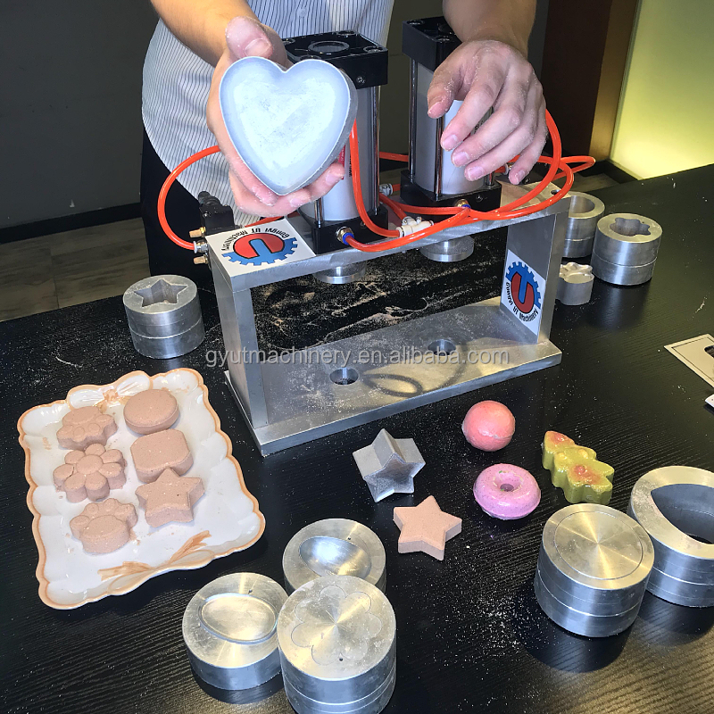 15KG Weight Hydraulic Pneumatic Bath Bomb Ball Pressing Machine with Easy Operation
