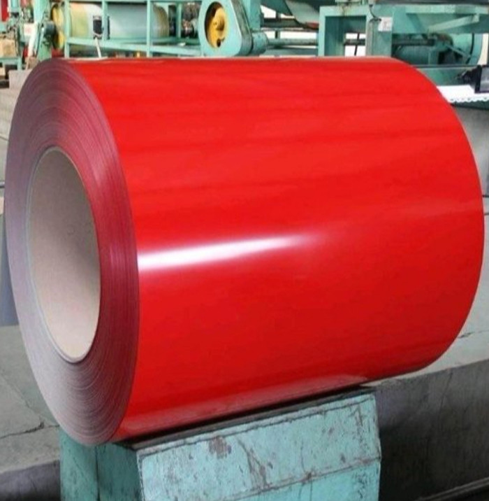 1000mm PPGI Prepainted Galvanized Steel Coils Red Color Coated ISO 9001