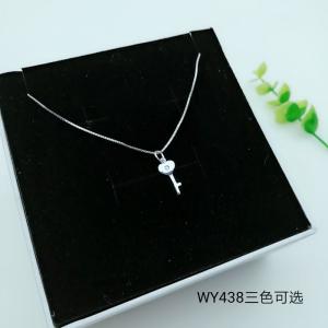 China Latest product super quality China sale jewelry charm white stainless steel necklace whole XW248 wholesale