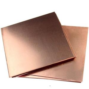China ASTM 99.9% Pure Copper Flat Sheets Mill Finish C11000 Copper Plate wholesale