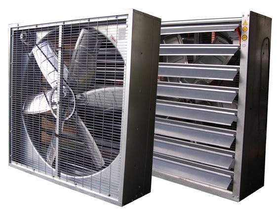 Cycle Ventilation Square Industrial Exhaust Fan Wall Mounted Automation