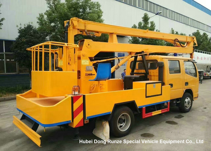 JMC 14-16m 4x2 Double Cabin Aerial Platform Truck For High Operation Working