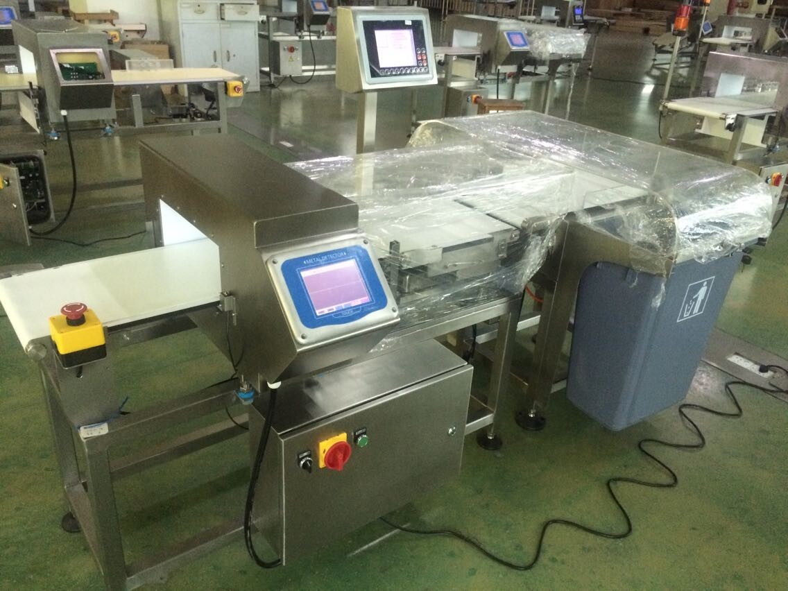 Combined Metal Detector / Weight Checker (MCD-A3015) for small product metal detector and weight sorting process