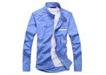 Fine Craftsmanship Teen School Uniform , School Uniform Blue Shirts For Kids