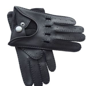 China wholesale big discount cheap real deerskin leather cycling gloves wholesale