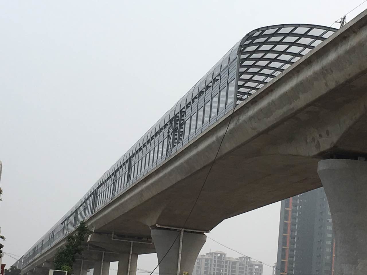 Light Weight Freeway Sound Wall Convenient Installation Long Service Life