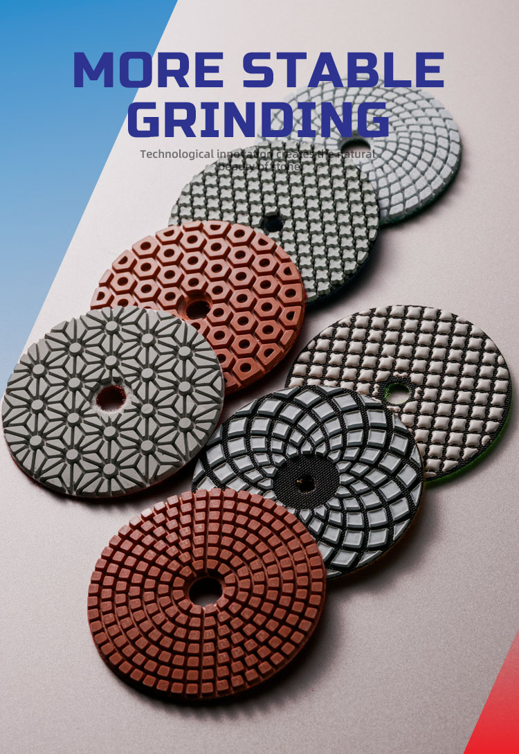 Diamond Polishing Pads For Dry On Slabs And Tiles With OBM Support And Customization