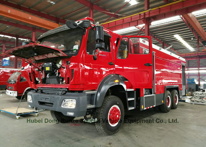 Beiben 2534 RHD /LHD Fire Fighting Water Foam Truck Off Road-6x6 AWD Vehicle EURO3/5