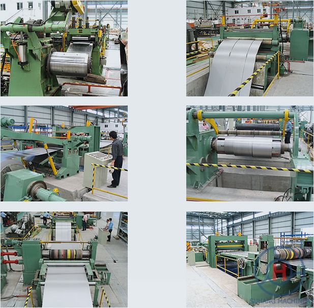 PLC with touch screen cold coil slitting machine
