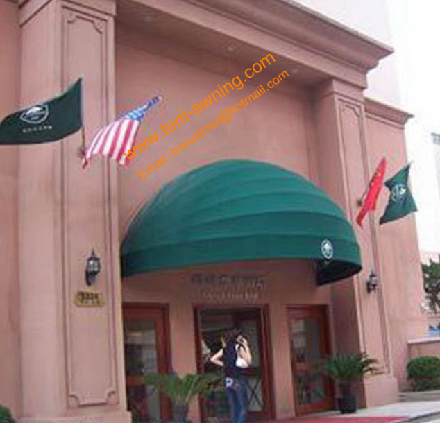 Half Round Elegance European Style Customized Size Hotel Door Entrance Awning
