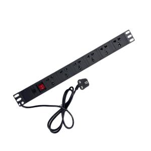 China 250V Network Cabinet Accessories 19 Inch UK Plug Power Distribution Unit wholesale