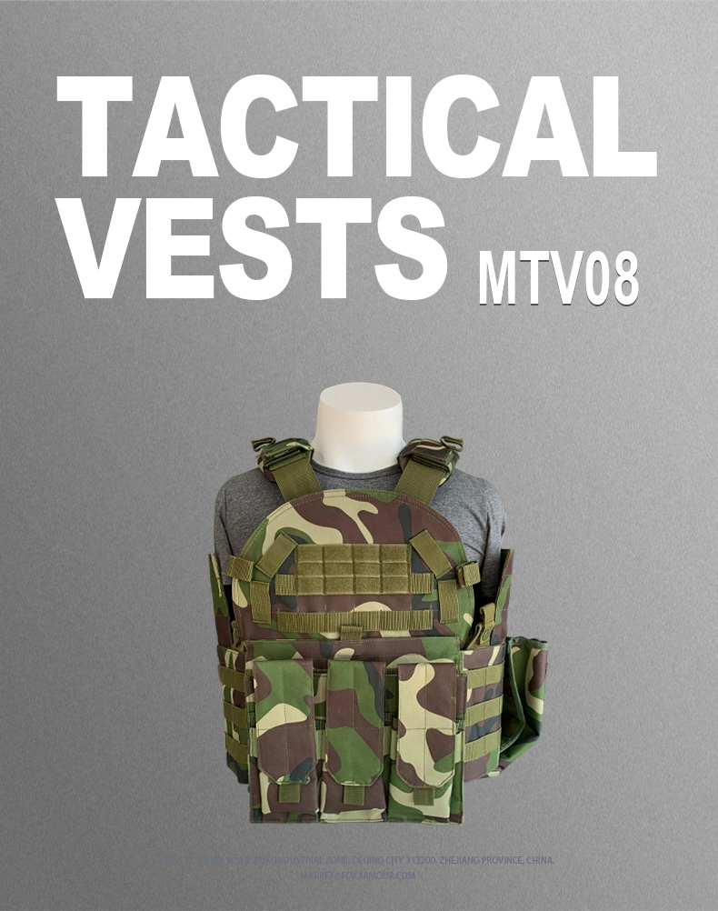 Camouflage Breathable Tactical Vest with Molle system