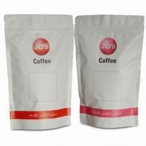 Quality Stand Up Custom Plastic Pouches Packaging , Zipper Coffee Packaging Bag for sale