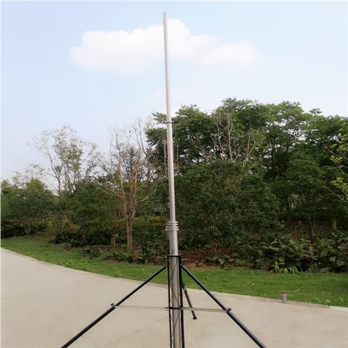 Hand Crank 2MM 6063 Aluminum Tripod Portable Telescopic Mast