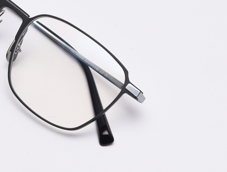 Designer Plain Lens Glasses Spectacle Optical Metal Glass Frame Eyeglasses