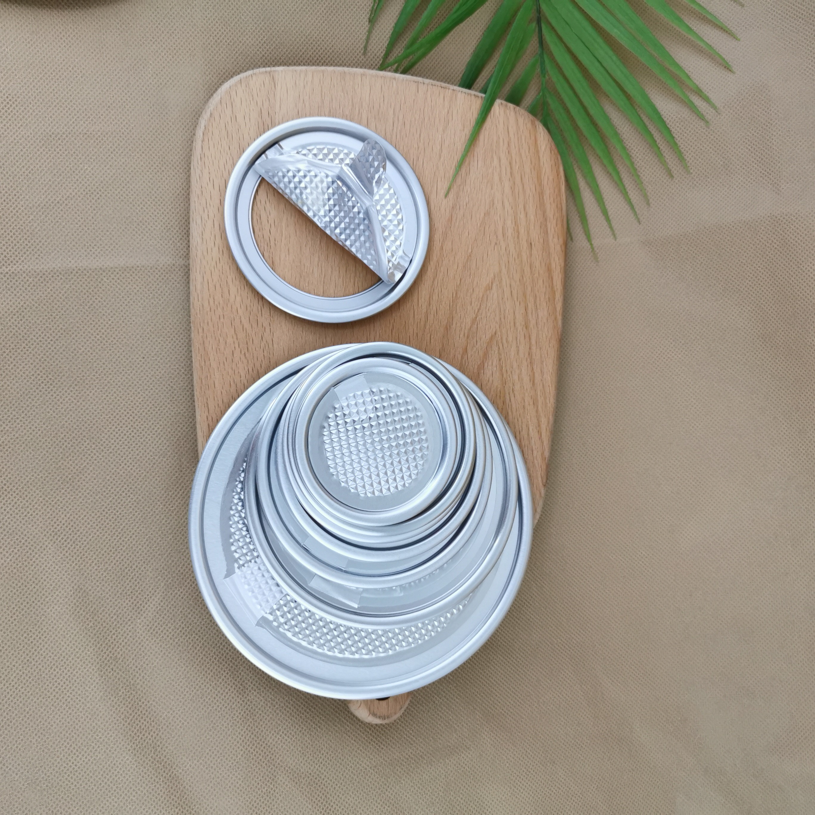 Paper Cylinder 73mm Aluminium Foil 225mm Peel Off End