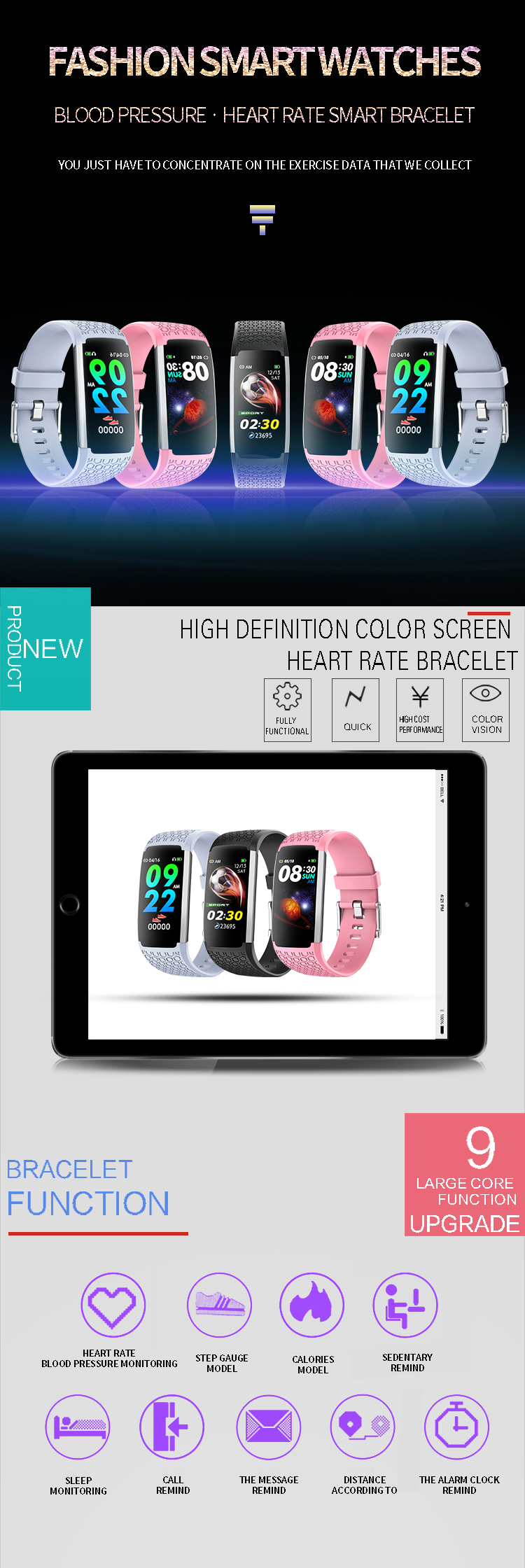 H22 Smartwatch 100mAh Bluetooth Calling Health Monitoring Build In Flash Waterproof Band