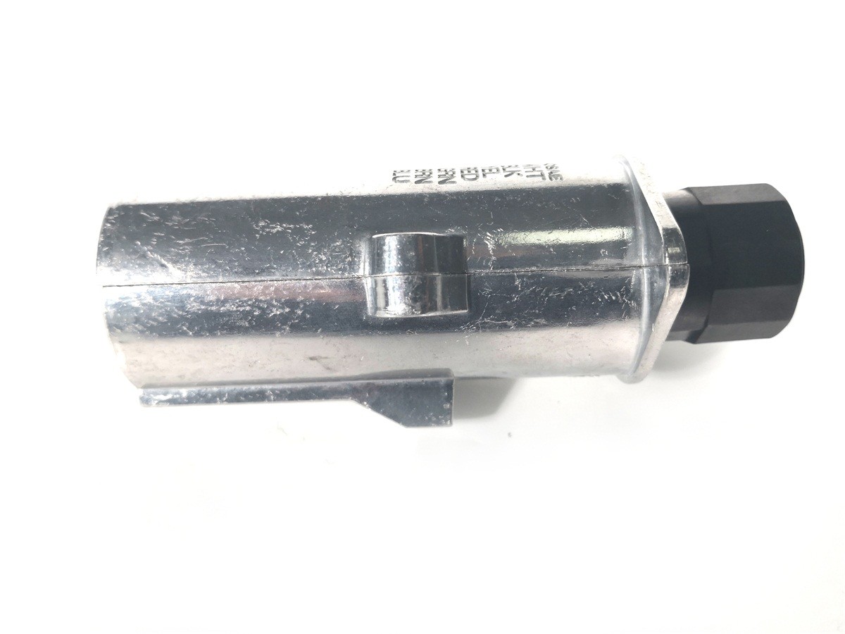 Silver Aluminum Trailer Wiring Harness Plug Back Side Rubber Seal Cap