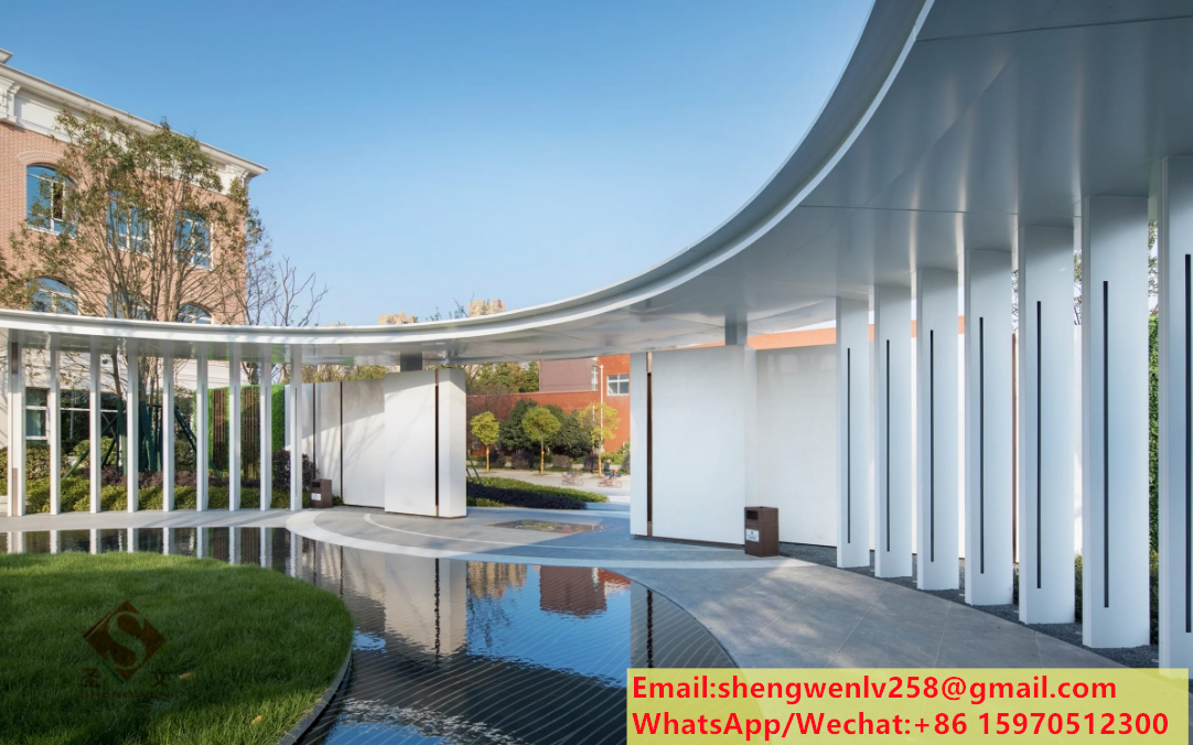 Exterior Perforated metal cladding metal facades aluminum factory in China
